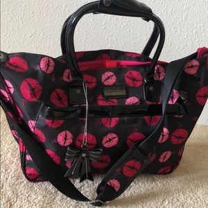Betsey Johnson travel tote